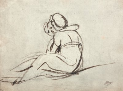 Two Children Embracing by George Romney